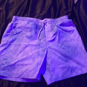 Tie dye blue board shorts
